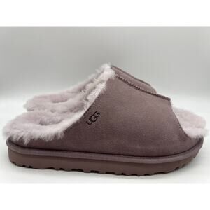 UGG Greenport Slide Sugarplum Purple Suede Slippers 1167610 Women's Size 9.